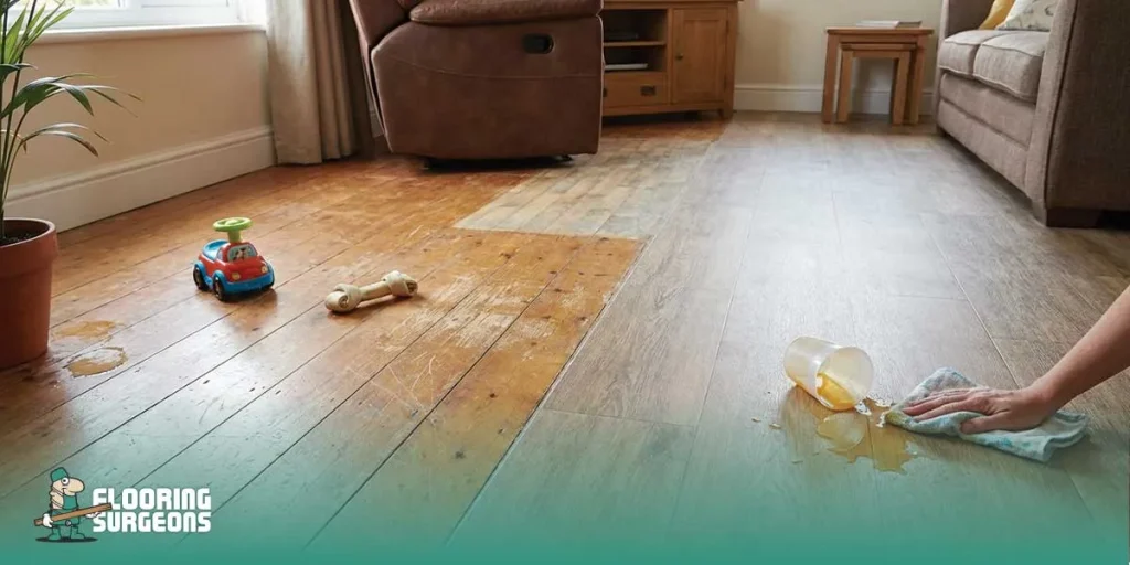 Poor flooring installation