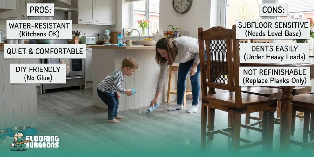 Pros and Cons of Vinyl Click Flooring 