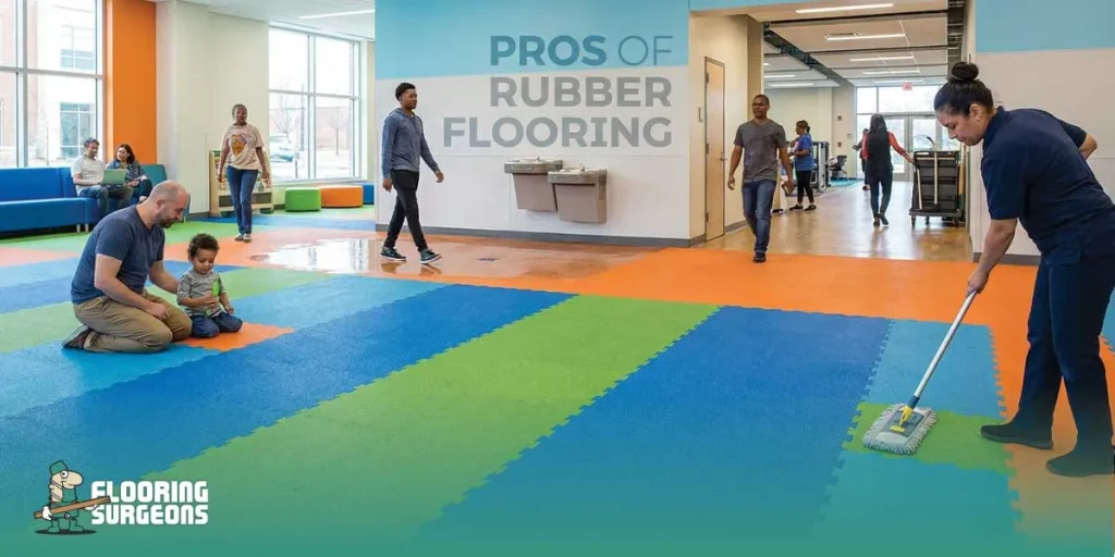Pros of Rubber Flooring