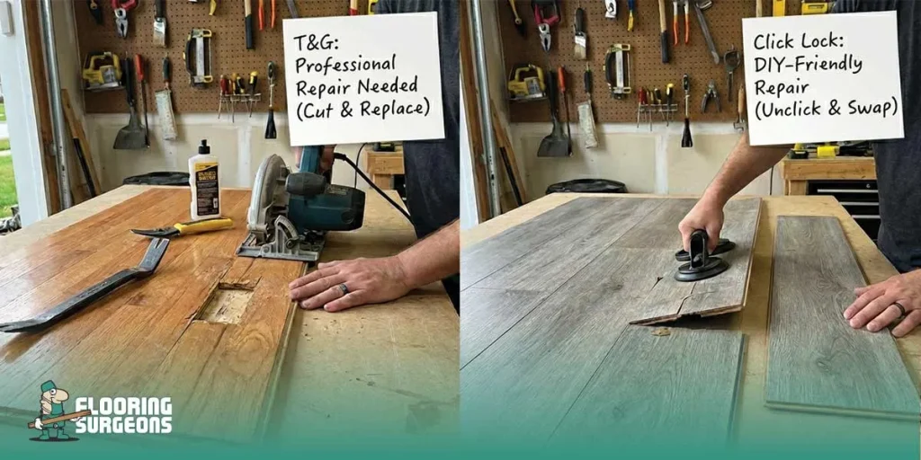 Repairing and maintaining flooring