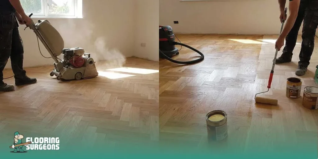 Sanding and Finishing After Installing Parquet Flooring