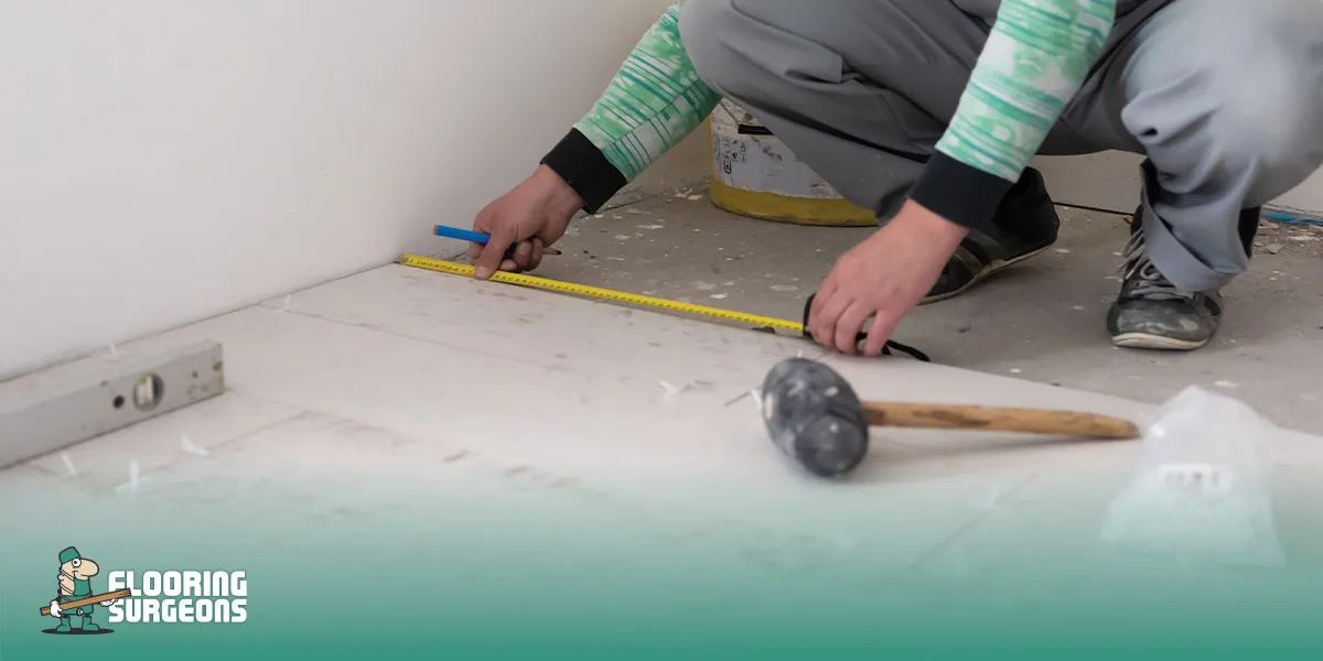 should drywall touch floor