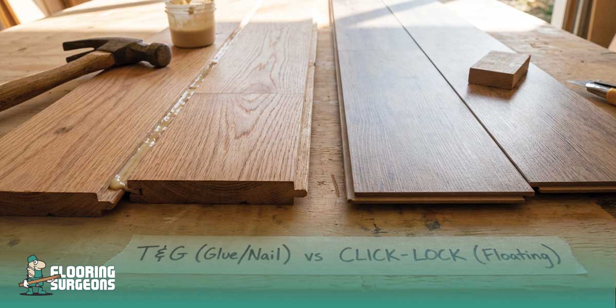 Tongue and Groove vs Click Lock Flooring