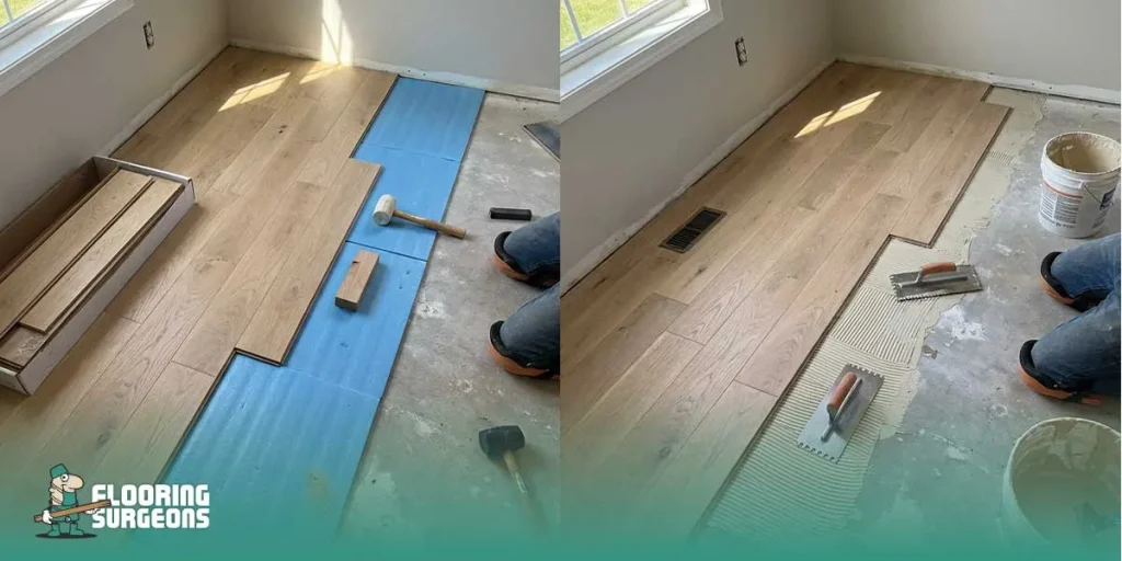 floating hardwood floors pros and cons Underlay for Floating Hardwood Floors