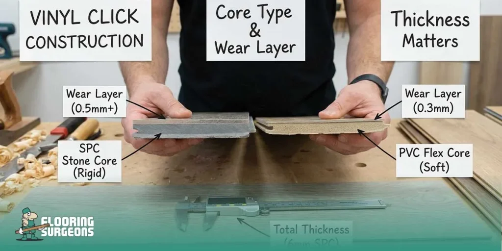 Vinyl Click Flooring Construction