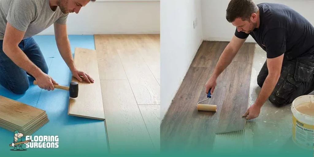 Vinyl Click vs Traditional LVT