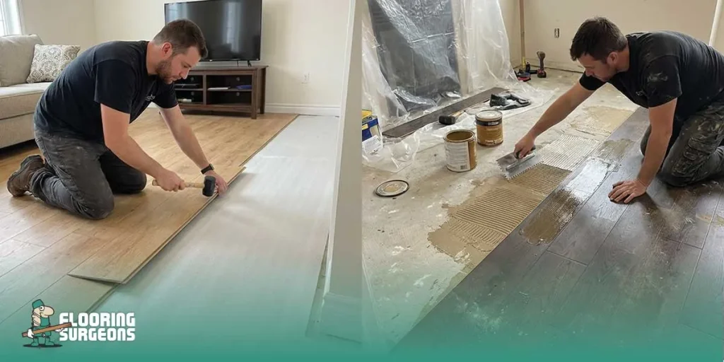 What Types of Flooring Can Be Installed While You Still Live at Home