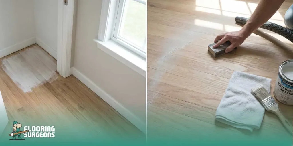 Whitewashing Hardwood Floors