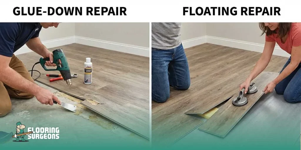 Why Glue-Down Can Be Easier to Repair
