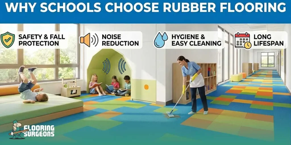 Rubber Flooring Popularity