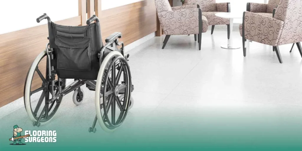 best flooring for wheelchairs and walkers