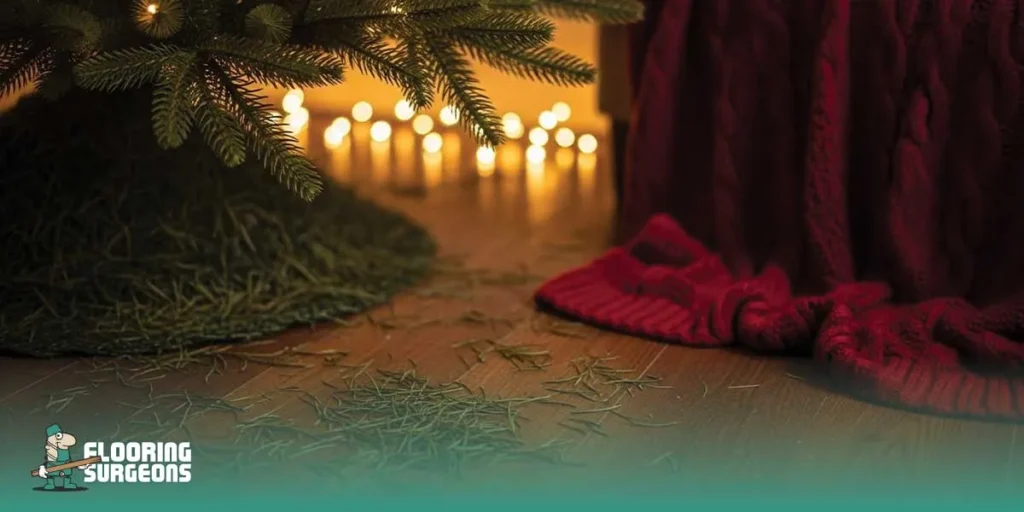 christmas tree on hardwood floor what to put under christmas tree to protect floor
