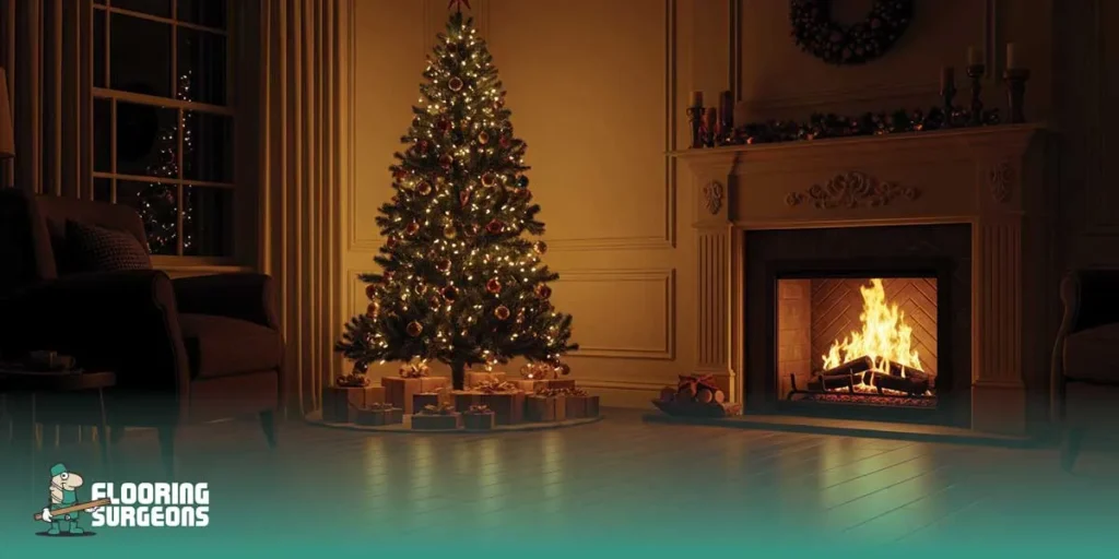 christmas tree on hardwood floor protect floor from christmas tree