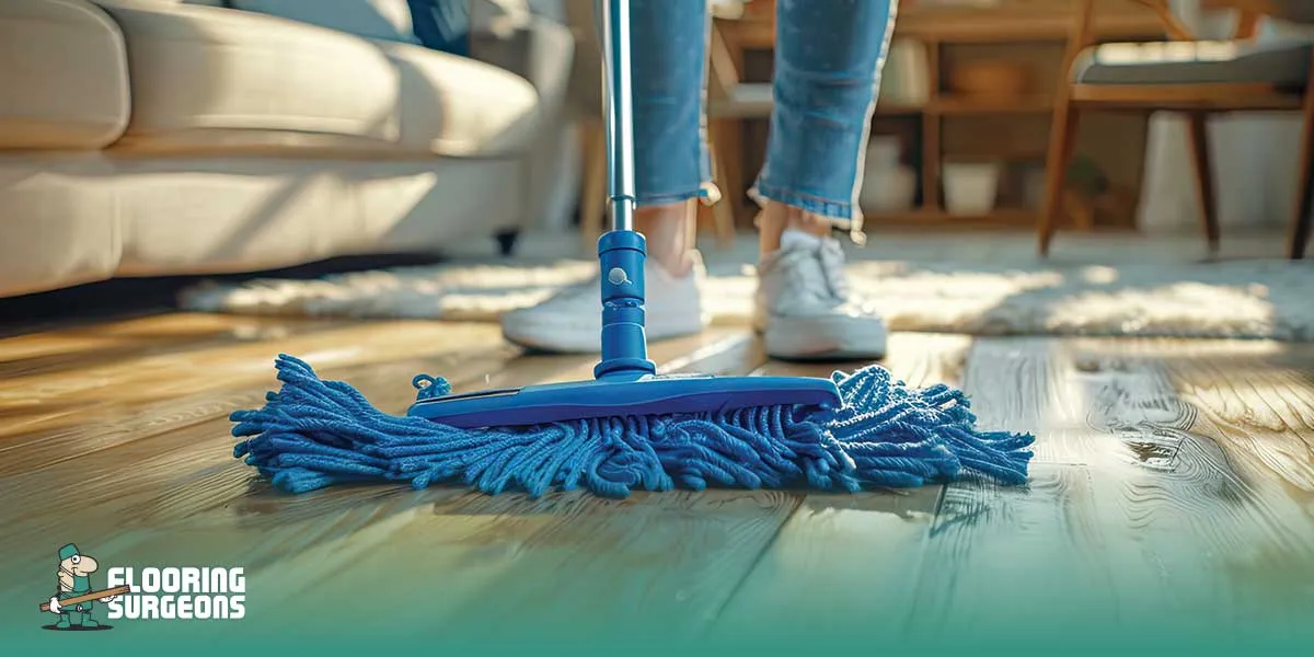 how do you clean a cork floor