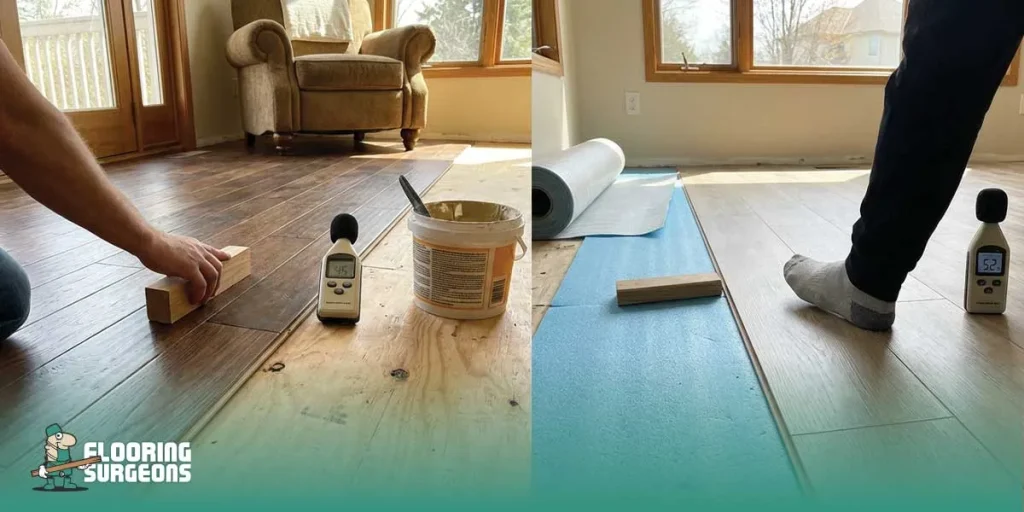 compare tongue and groove with click lock flooring