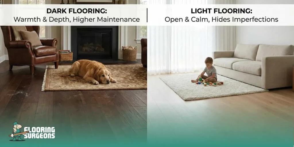 floor colour psychology