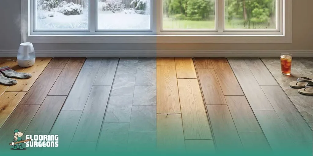 floor shrinkage in winter