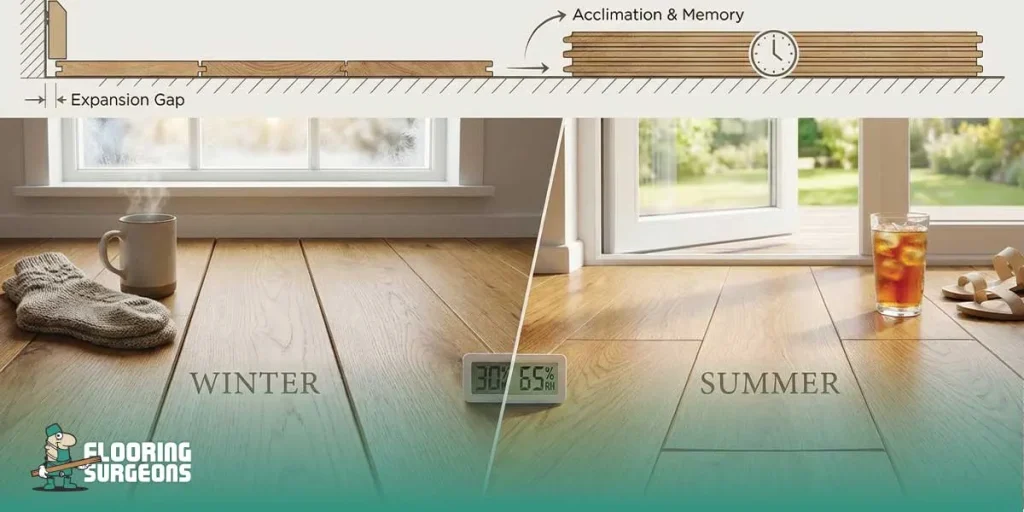 flooring expansion and contraction