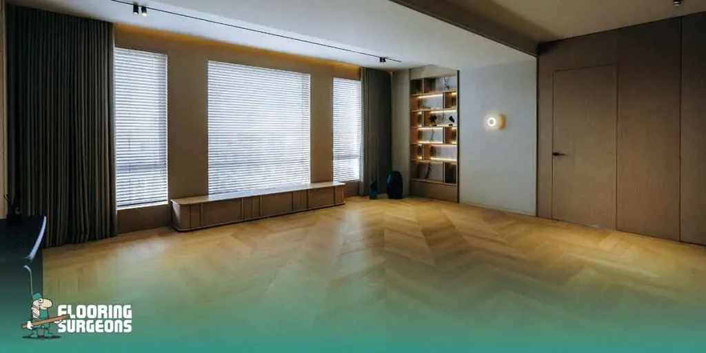 installing chevron flooring