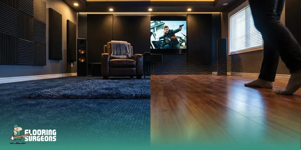 best flooring for a theatre room is carpet or hardwood better for home theaters