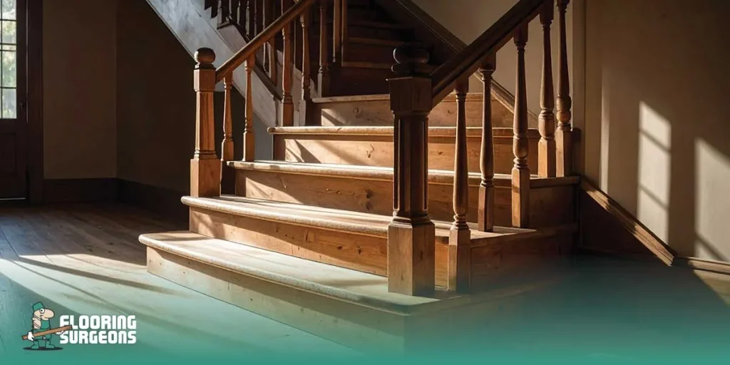 how do you install laminate on stairs