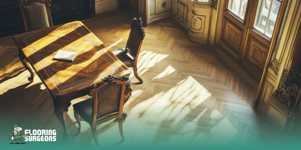 lay a herringbone pattern