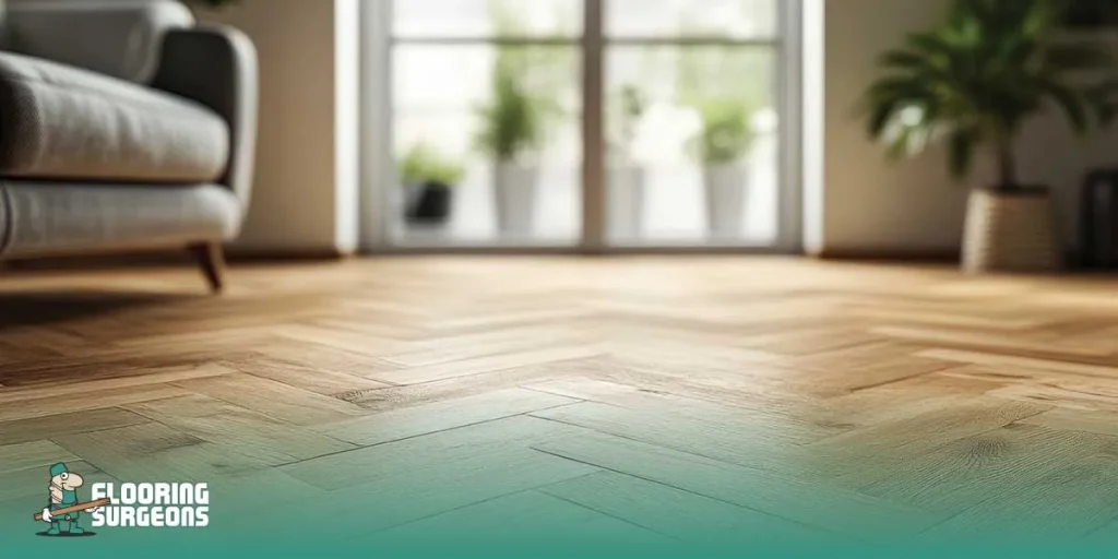 lay herringbone wood flooring