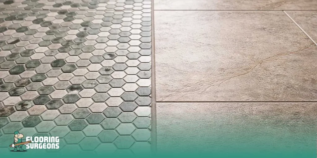 mosaic flooring accent zones
