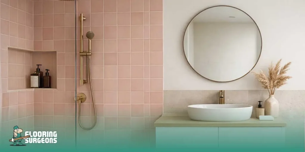 pink bathroom tile ideas