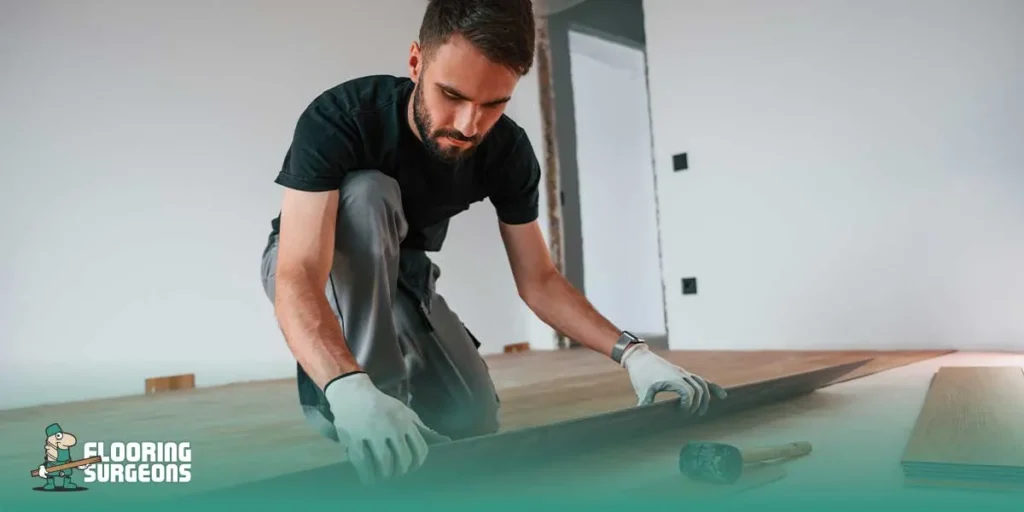 remove a piece of laminate flooring