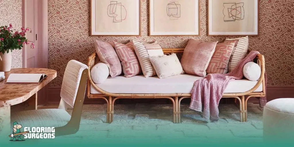 rose gold decor bedroom