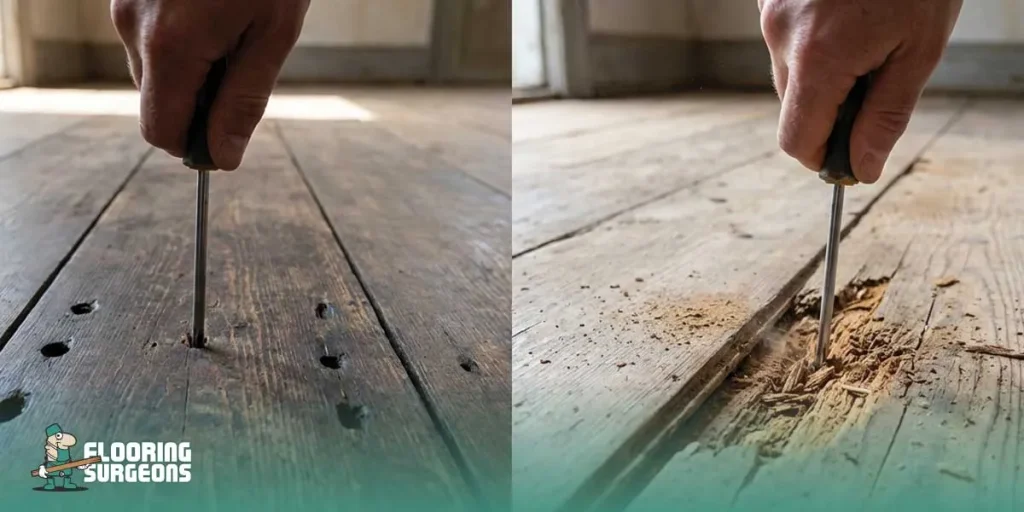 Structural softness vs surface marks
