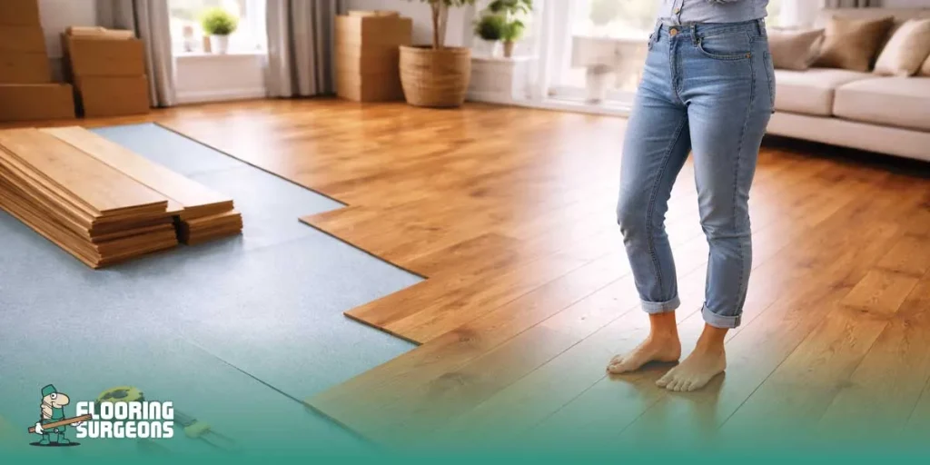 can you walk on engineered hardwood floors after installation