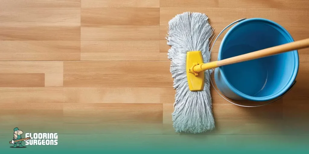 parquet floor cleaning