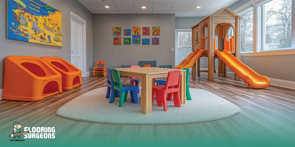 children and flooring interaction