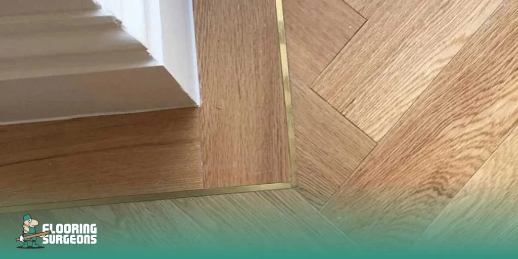 herringbone border vs no border