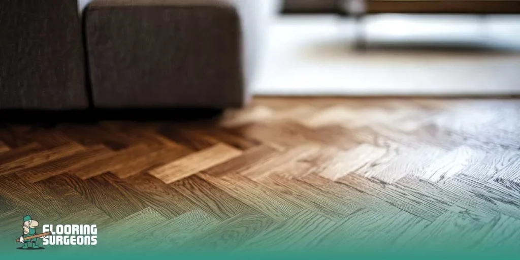 Parquet flooring sample