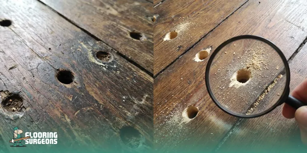 treating woodworm in Floorboards