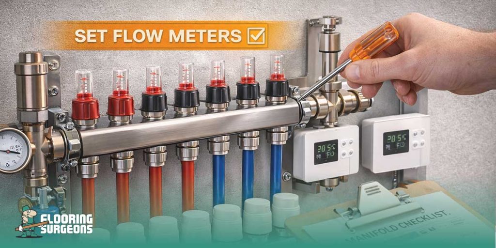 underfloor heating system performs