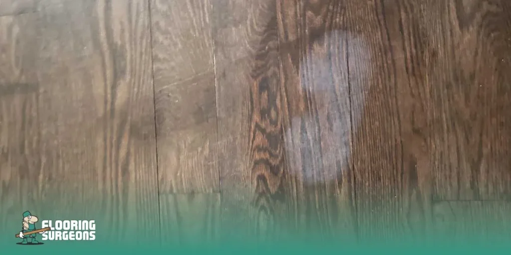 white haze on oiled wood floors
