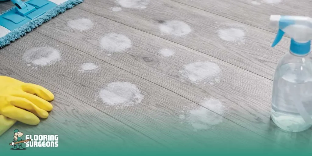 white haze on hardwood floors