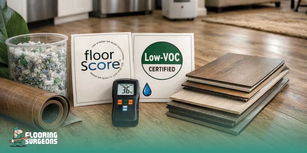 Sustainability in Interior Design Low-VOC luxury vinyl flooring
