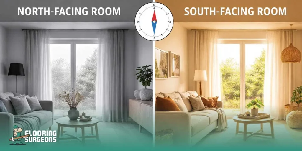 Why Neutral Floors Don’t Always Create Neutral Spaces North-Facing vs South-Facing Rooms