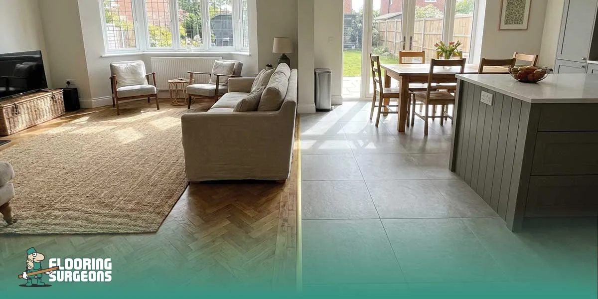 Using Flooring to Define Zones Without Walls