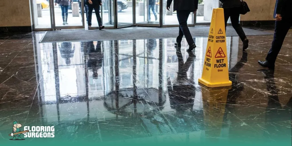 When Flooring Itself Contributes to Slip Accidents
