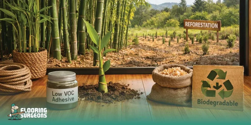 Sustainability in Interior Design bamboo flooring sustainability