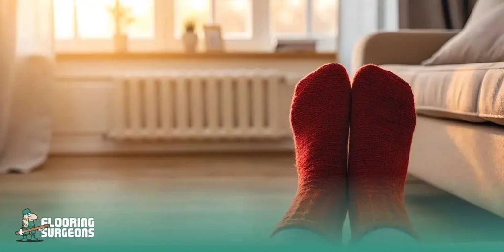 why does my floor feel cold why is my floor cold in one spot