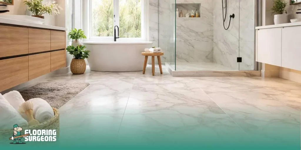 Affordable Bathroom Flooring That Looks Luxurious