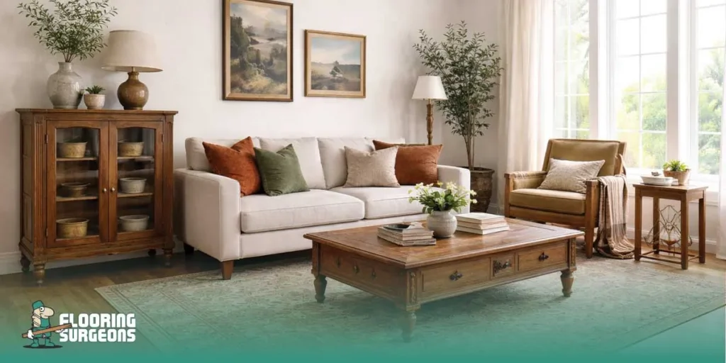 Designing a Modern Vintage Living Room