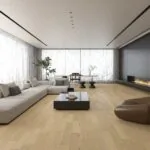 Nevada 14/3 x 150mm Soft Lacquered Oak Engineered Wood Flooring in Luxury Living Room